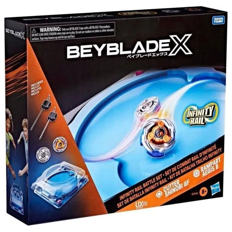 Beyblade X Infinity Rail Battle Set