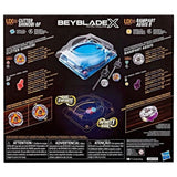 Beyblade X Infinity Rail Battle Set Rückseite der Verpackung