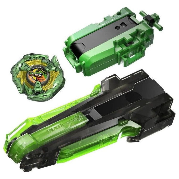 Inhalt des Bite Croc Deluxe String Launcher & Custom Grip Set