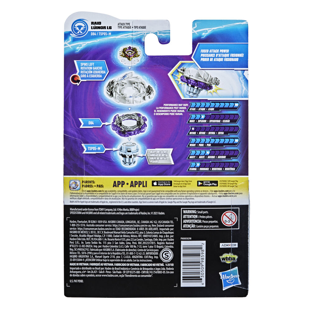 Beyblade Burst Surge Kreisel Raid Luinor L6
