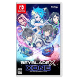 Verpackung des Nintendo Switch Spiels Beyblade X XONE von FuRyu in japanischer Fassung
